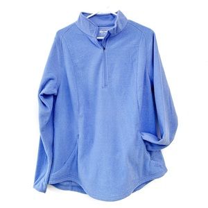 BCG Plus Blue Fleece Pullover 1X